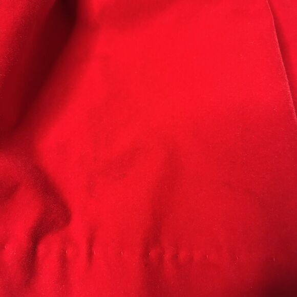 Vintage Jolene Jo Lene Red Velvet Collared Christmas Dress Size 18 Months - Picture 2 of 11